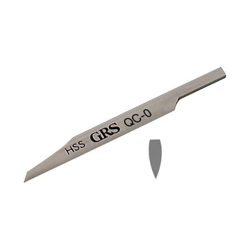 GRS® QC Gravers - Point Onglette, #0