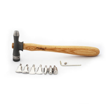 FRETZ MKR-7-7 MAKER Nylon End and 7 Metal Inserts Hammer