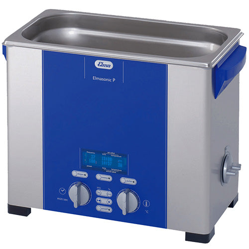 Elma® "P" Series Ultrasonic Jewelry Cleaner - P30H - 3 Quart (with drain)